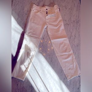 Anthropologie white denim